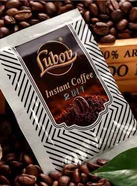 LUBO琉鲍浓菲2合1来/3合1醇香速溶咖啡MEX粉V马西亚进口特袋装咖