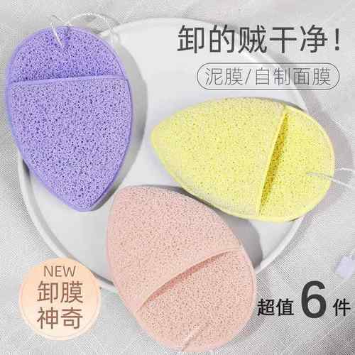 洗脸面扑手套洁面深层脸巾魔芋神器专用大号海绵卸妆柔软清洁加厚