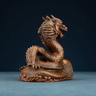 紫铜生肖龙铜青龙摆件家居摆设工艺品开业礼品家居摆设铜饰品