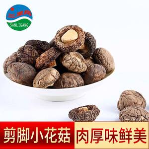 三里岗小香菇干货500g 金钱菇菌菇随州特产家用珍珠菇干香菇