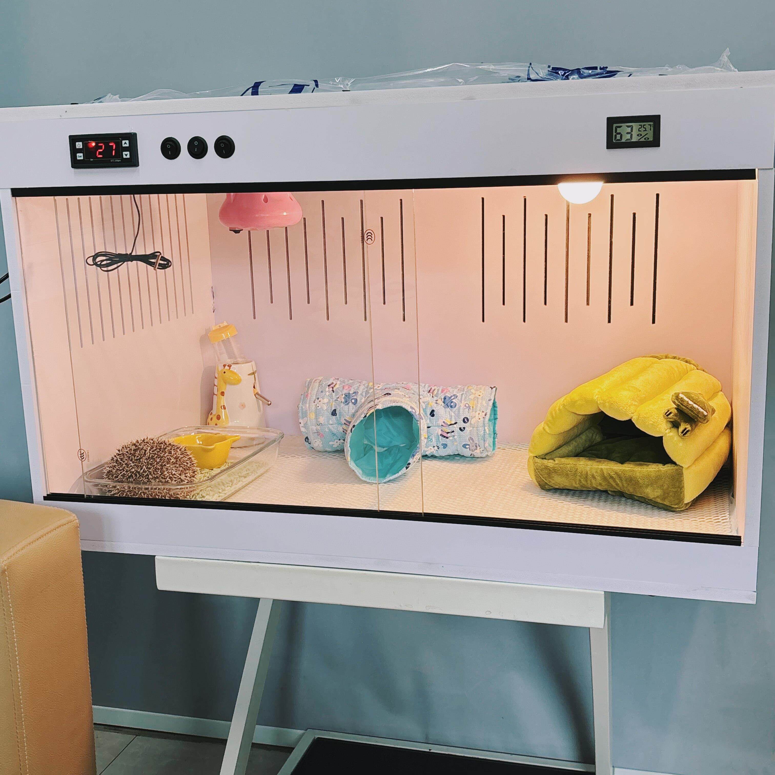 PVC恒温箱刺猬异宠爬宠饲养箱保温狮蜥蜴陆龟蛇爬行动物温控箱子