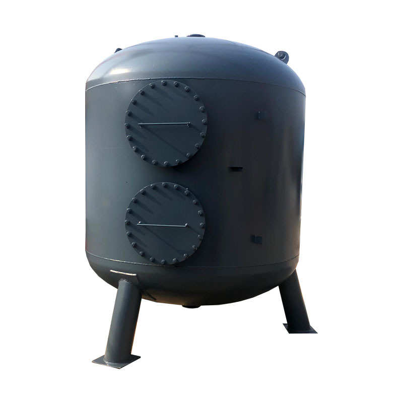 供应大型工业油水分离过滤器 柴油脱色多介质锰砂活性炭过滤罐