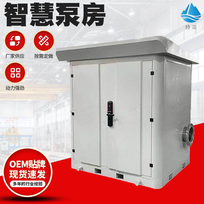 一体化智慧泵房室外户外供水泵站移动集成市政工程箱泵供水设备