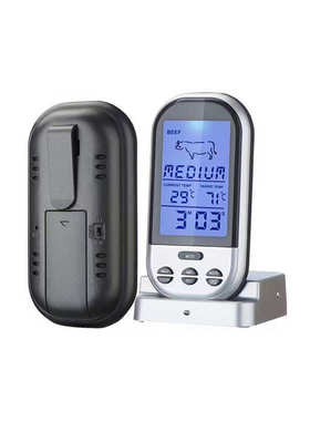 TP808 烧烤温度计八种肉类记忆温度耐高温探针温度报警计快速测温