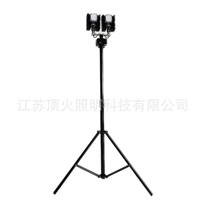 便携式升降移动应急照明灯 双头充电式户外抢修应急照明灯 DH2602