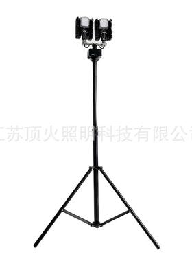 携便式升降移动应急照明 双头充电式户外抢修灯应D急照明灯 H2602