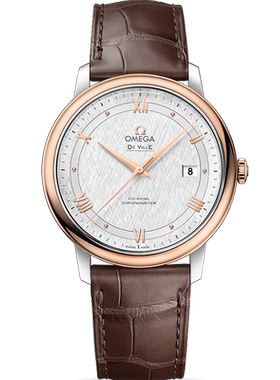 [9.8新]欧米茄碟飞系列间金自动机械手表男表424.23.40.20.02.002