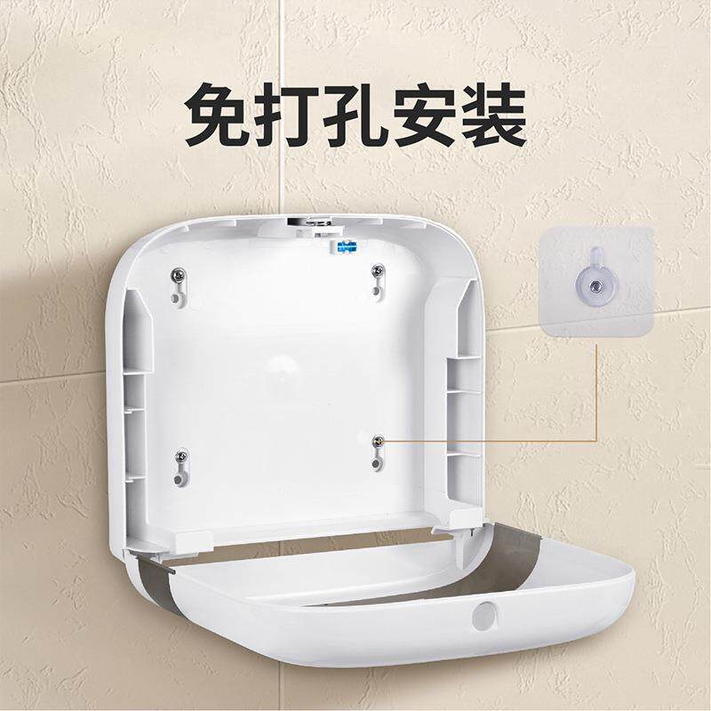 瑞沃商用酒店擦手纸巾盒卫生间壁挂式纸巾架厨房纸盒卫生间抽纸盒