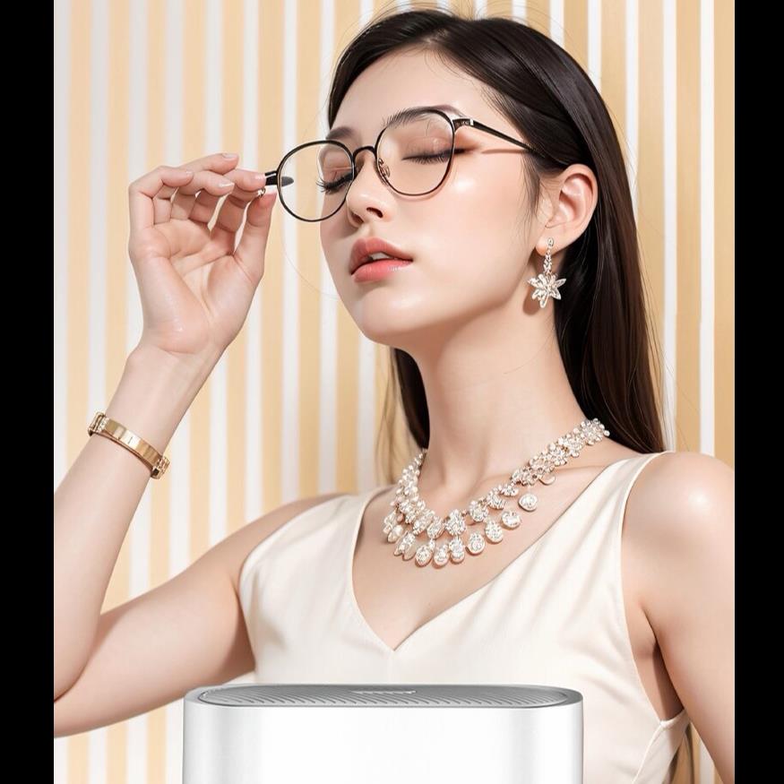 【超干净!】超频眼镜清洁机高频震动洗眼镜机 全自动便携清洗机