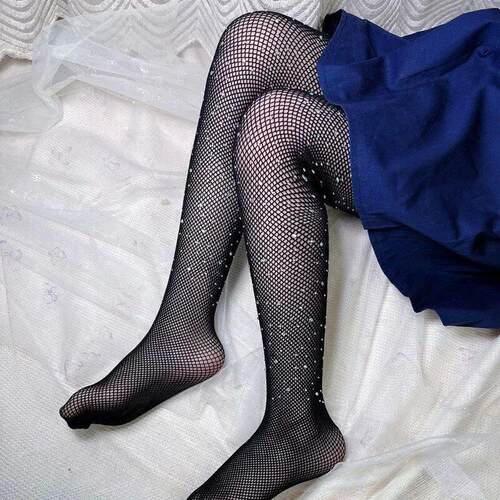 Kids Girls Tights Fashion Fishnet Stockings Hollow Lace Rhin