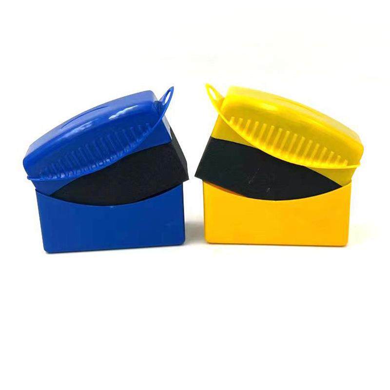 车用镀晶打蜡海绵刷子带盖子车用轮胎刷涂油海绵刷内饰边角擦