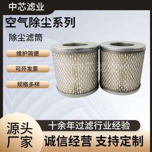 防水除尘滤筒 97X61X70 中芯滤业空气滤芯 环卫扫地机除尘滤芯