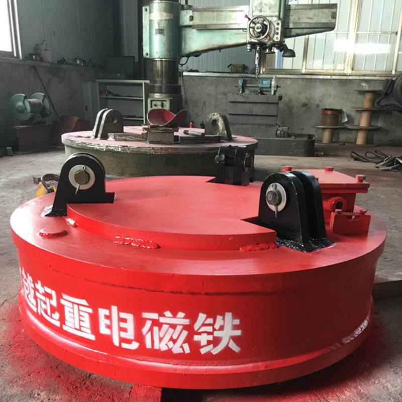 钢厂用电磁吸盘电磁系起重器圆形电磁吸盘吸力大耐性好
