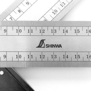 622尺86 30cm正同刻度 6229 铝台台宽直角20 亲和379测定企鹅牌反