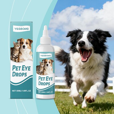 YEGBONG Pet Eye Drops - Gentle Everyday Eye Cleanser and Dee