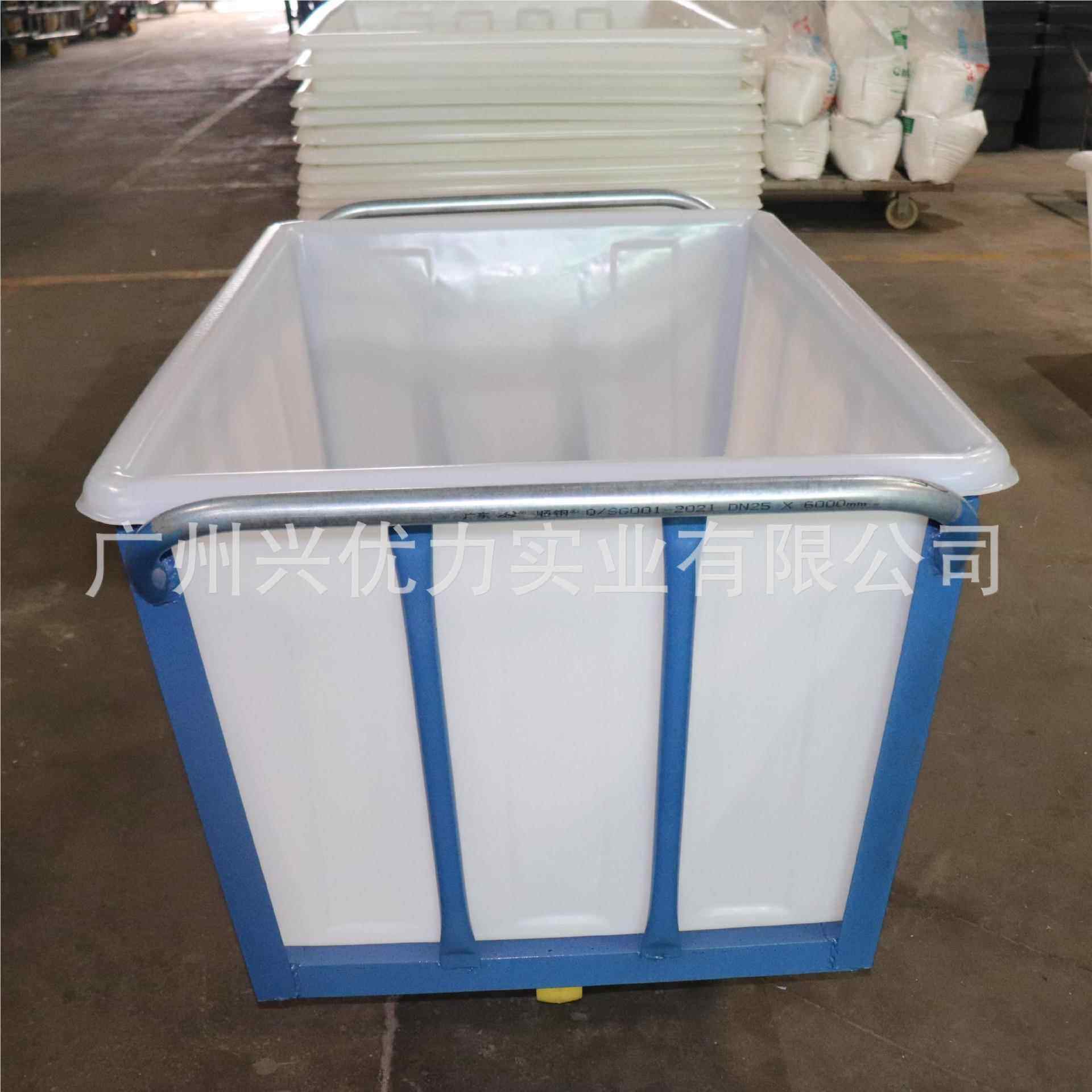 厂家直7412-965销6L服装推布车厂 滚塑0一次0成型塑胶方桶内胆