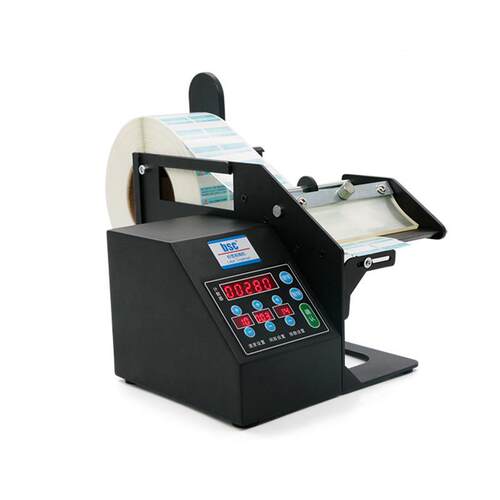 BSC-Q90/120全自动不干胶标签透明封口贴剥离计数分离剥纸机剥标
