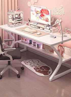 家用卧学习桌台FT254-2式竞桌电约简简易出租房书桌小户型电脑室