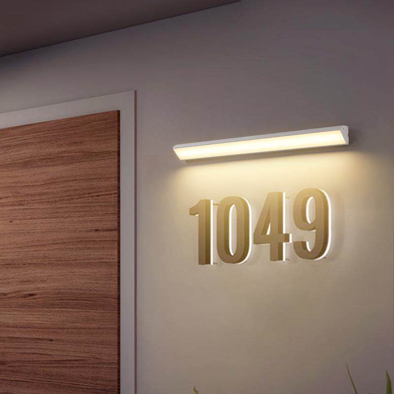 新款直销长条壁灯户外防水现代极简别墅庭院酒店外墙过道led长条