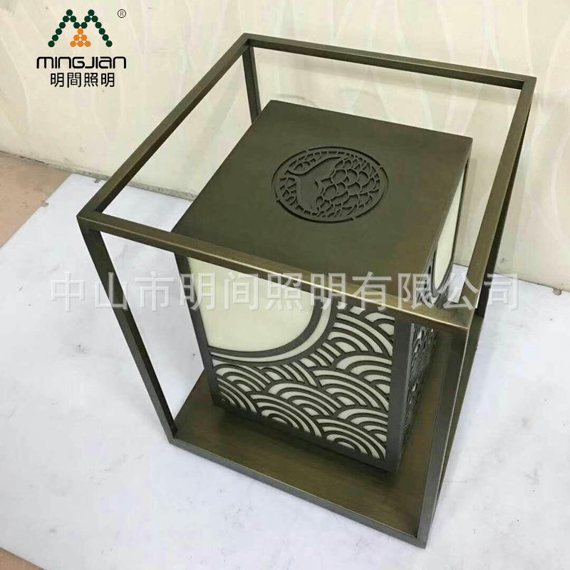 工程专用户外仿古铜柱头灯 室外别墅花园庭院走道景观铝制柱头灯