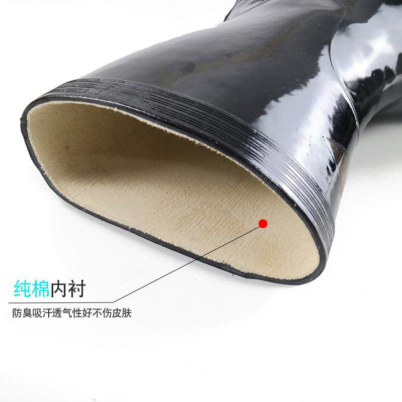 天天平安20KV防化绝缘靴高压电工维修绝缘雨靴高筒橡胶防滑绝缘靴