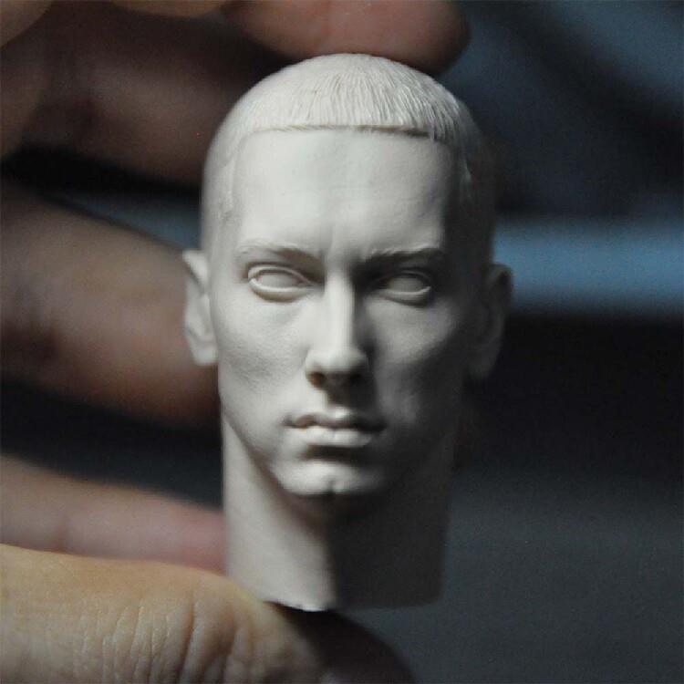1/6白模 EMINEM 阿姆 艾米纳姆头雕 兵人配件