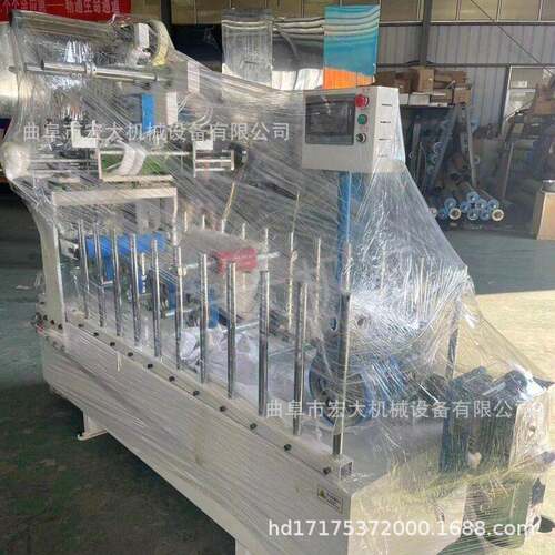 宏大外墙保温PVC护角包覆机 PVC阴阳角网格布 线条凹凸面覆膜机