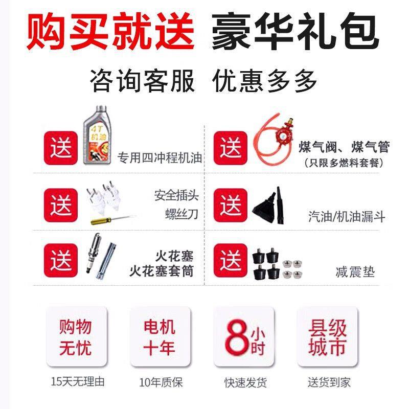 CIAA 汽油发电机两相低噪手拉电启家用便携三相小型发电机组