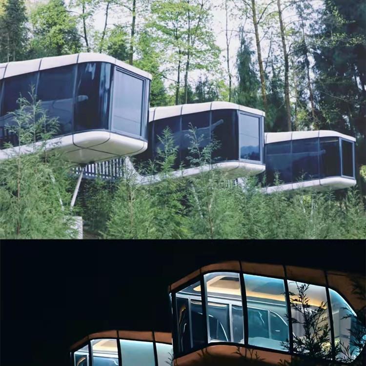 户外露营民宿钢结构景区创意苹果仓房屋隔音防水特色太空舱酒店