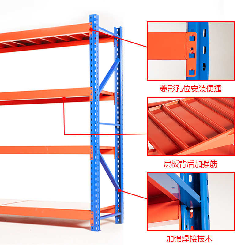 成都超市仓库货架仓储展示架重型多层储物架置物架重型货架铁架子