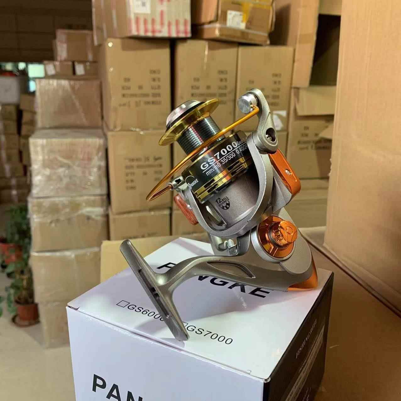 新款直销渔轮纺车轮 GS1000-7000金属头渔轮鱼轮鱼线轮渔线轮抛海
