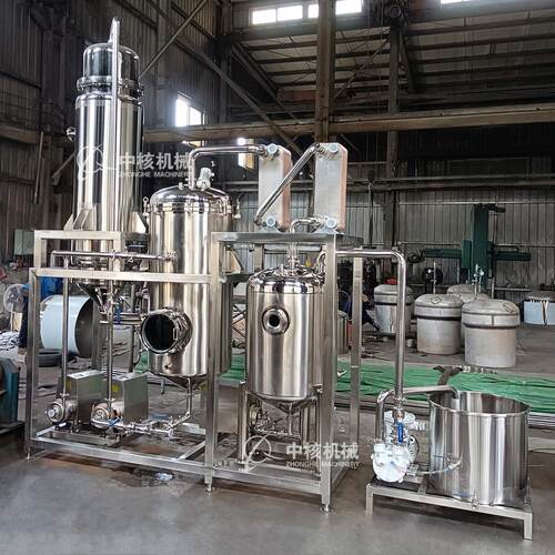 机械不锈钢降膜蒸发器ZJM-500浓缩蒸发酒精回收设备卫生级