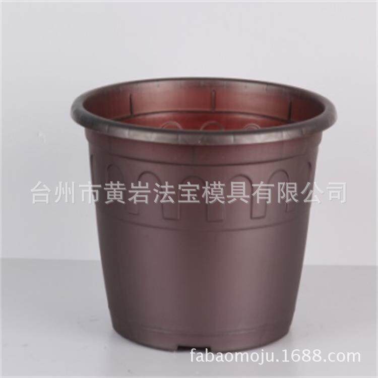 棕色花盆模具塑料花盆模具塑料花缸模具等各类塑胶日用品模具