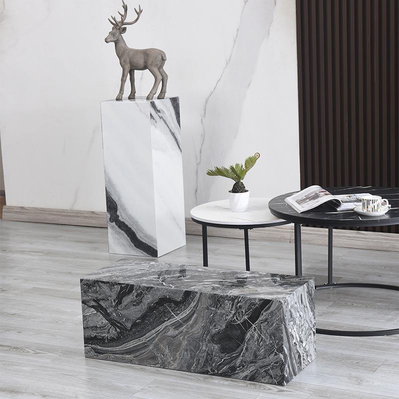 大理石底示BJS座电玄式关落地装饰摆件大理石花架置物架视旁展架