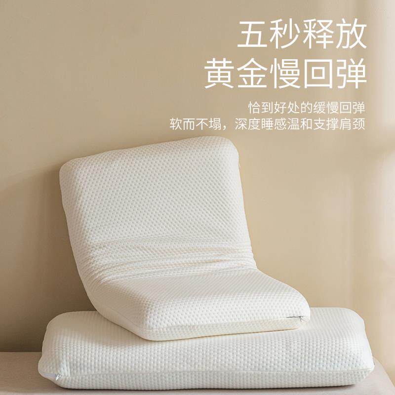 酒店同款深睡记忆棉枕头汉庭零压全季漫心护颈椎助眠枕送枕套图片