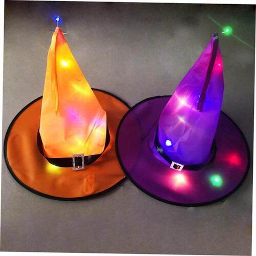 Halloween hat party decoration LED glow witch hat Witch hat
