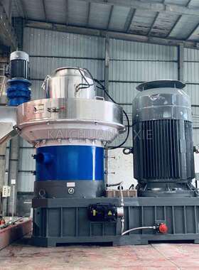 生物质环颗粒机膜秸秆稻KC-00草粒产线环颗保燃料造粒机河生南厂