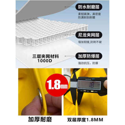 橡皮艇皮划艇自动充气船加厚钓鱼专用船硬底站立冲锋舟耐磨气垫船
