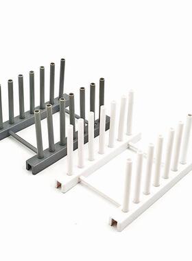 Kitchen Dish Rack Plastic Plate Pot Lid Organizer Home Stora
