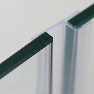 Seals Bathroom Door Glass Shower 12mm Frameless