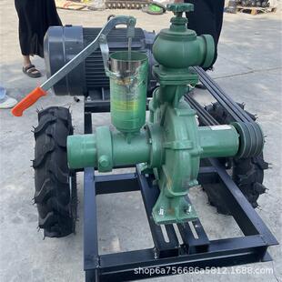 四缸机带高压泵12寸大流量抽水泵柴油款喷灌泵自吸