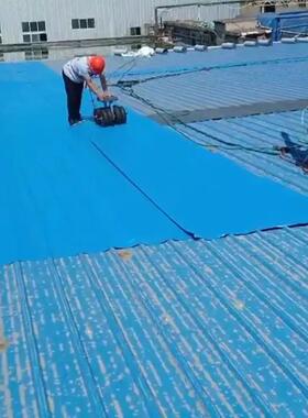 皮房屋彩钢防XZX水补漏贴厂房屋顶漏水铁火耐烤用抗晒自粘防水免