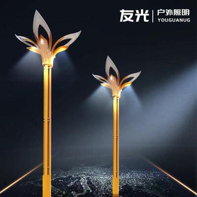 中山市led户外照明市政路灯10米12米庭院灯广场玉兰灯路智慧路灯