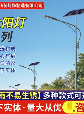 LED太阳能路灯工程款自动感应低压高亮户外灯头太阳能路灯