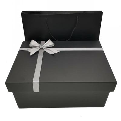 正品超友大号礼物盒长方黑形送男生日礼物包装盒色礼盒空盒可放子