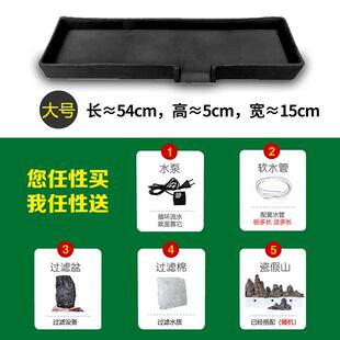 新款造鱼缸水流摆件镇过滤器循环水池净水养鱼景装饰创意景德陶瓷