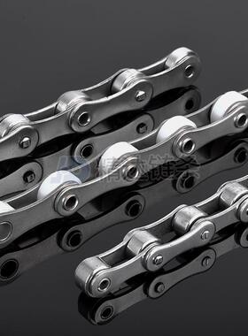 不锈钢双节距凹边链条A型传动链条A212AA216AA224A速冻机链条