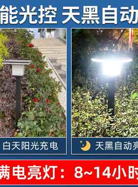 院太阳户外庭灯家用室外防水别墅LMX-fxcpdED能草坪灯花园柱头地