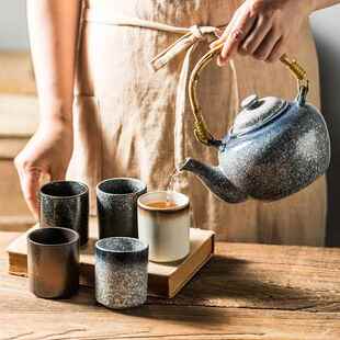 茶杯女士个人专用高档茶馆主人杯陶瓷精致茶壶套装日式复古家用