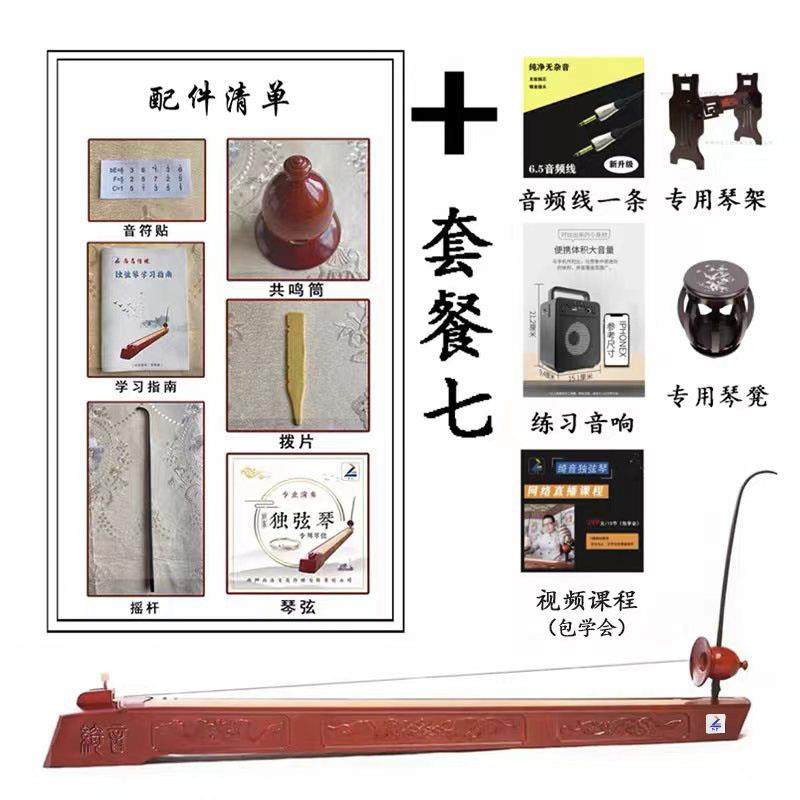 正品绮音型独弦琴拾音业用高档民族器乐音乐爱好者通用舞专台原装